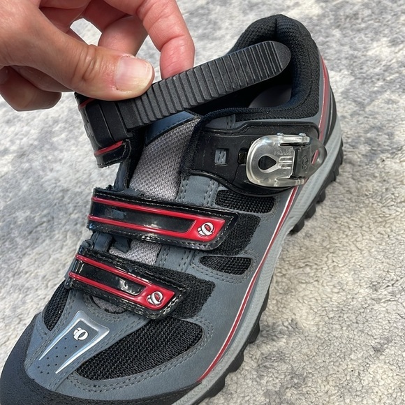 New Pearl Izumi X-Alp Enduro II Shoes Gray Black Cycling Cross Country Trail 40 - Picture 10 of 12